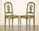 Pair of Antique William Kent Empire Swan Carved Side Chairs