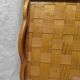 Woven wooden tray