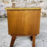 Vintage bedside table, Scandinavian style, Circa 60's