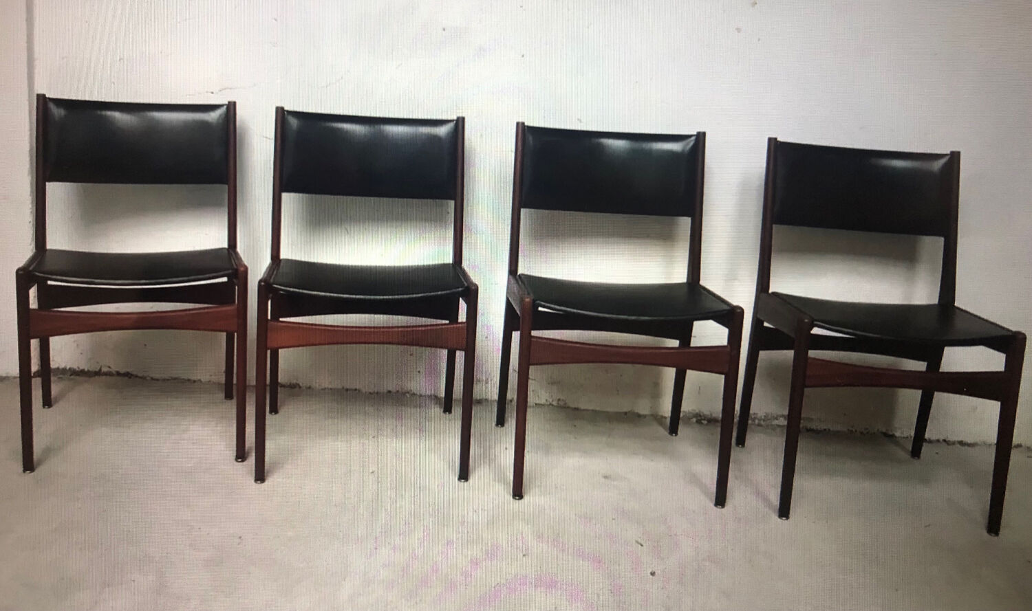 Scandinavian chairs Rosewood Frem Rojle 60s
