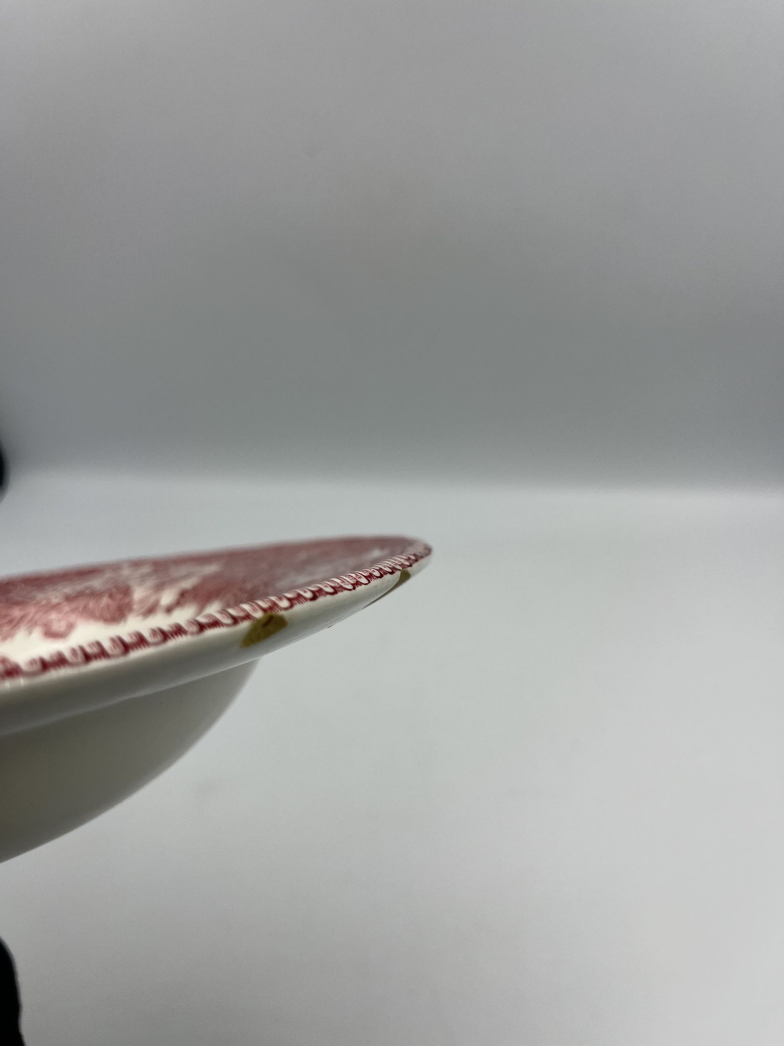 2 assiettes  creuse vintage  anglaise staffordshire england