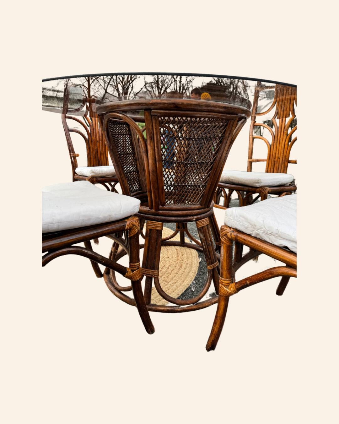 Rattan dining room