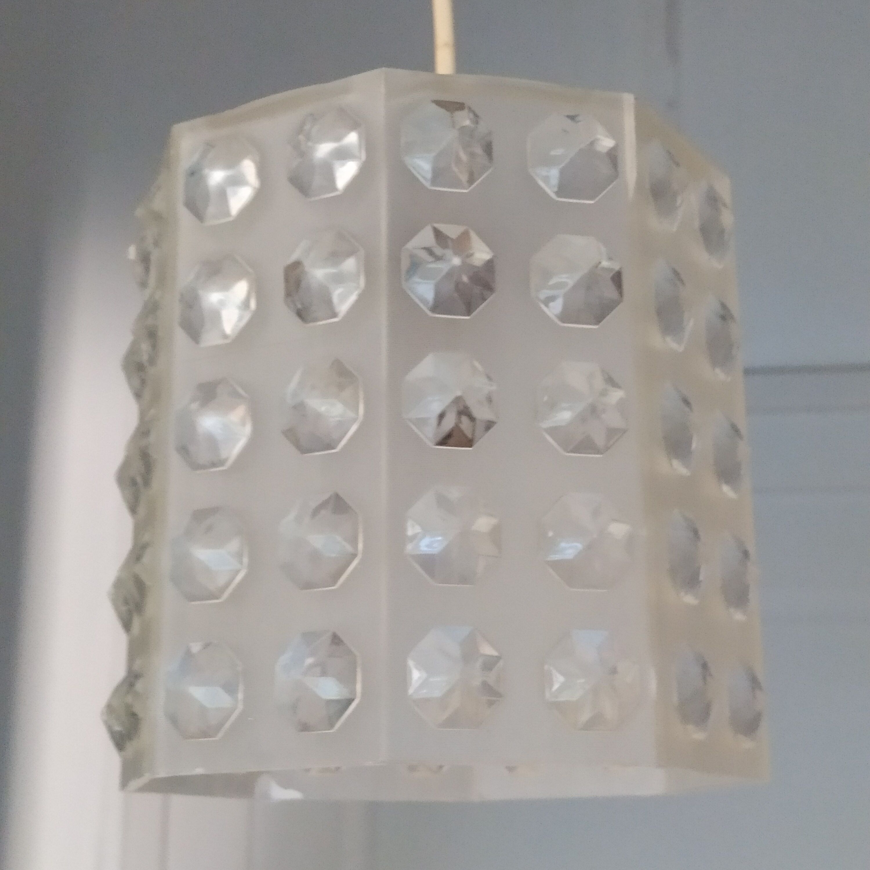 Vintage pendant lamp 1960/1970 white