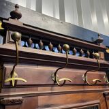 Coat rack - Solid walnut wardrobe 1900