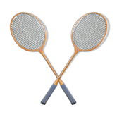 Paire de raquettes de badmington