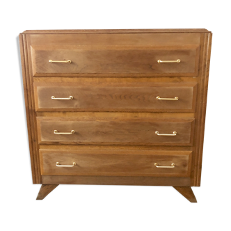 Commode vintage pieds compas
