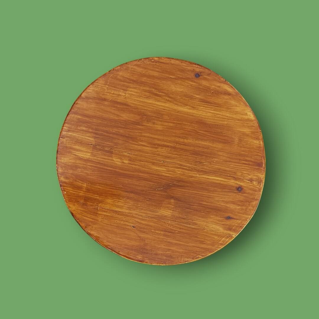 Vintage solid wood bar stool – handcrafted