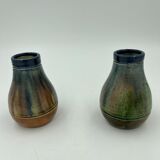 Duo of ceramic vases