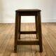 1950s wooden workshop stool