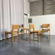 Set of four Danish dining chairs by Hvidt & Molgaard