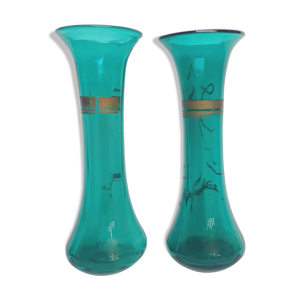 Paire de vases tronconiques 1900