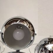 Lustre 70/80," present time", 6 globes chromés