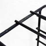 Wall coat rack with removable hooks