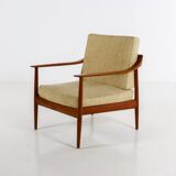 Mid-Century Antimott Armchair by Walter/Wilhelm Knoll