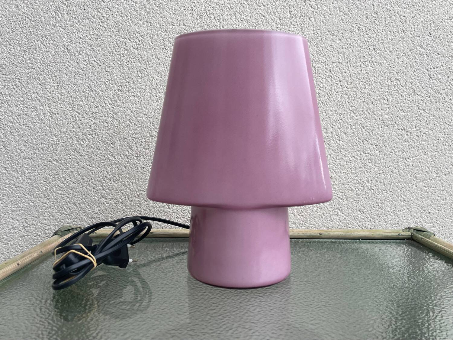 Vintage Habitat mushroom lamp