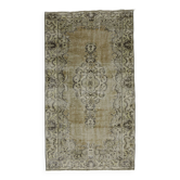 Turkish Anatolian Handmade Vintage Rug 255 cm x 145 cm