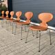 Fritz hansen ant chairs in cognac leather new!!