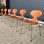 Fritz hansen ant chairs in cognac leather new!!