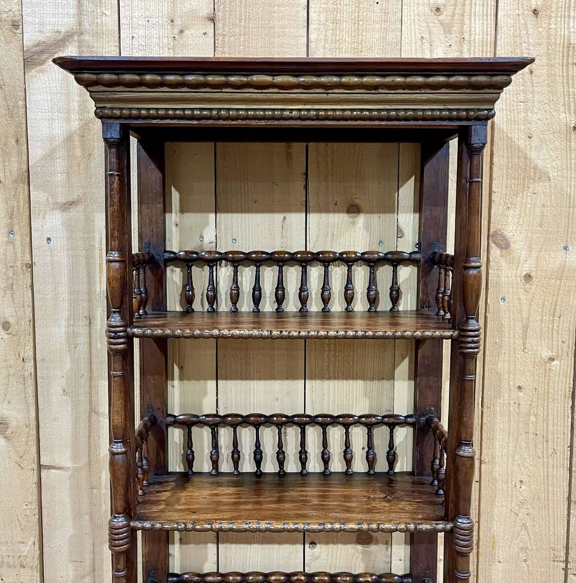 Late 19th century fir bookcase