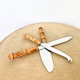 Bamboo serving cutlery
