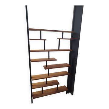Vintage floor-to-ceiling shelf