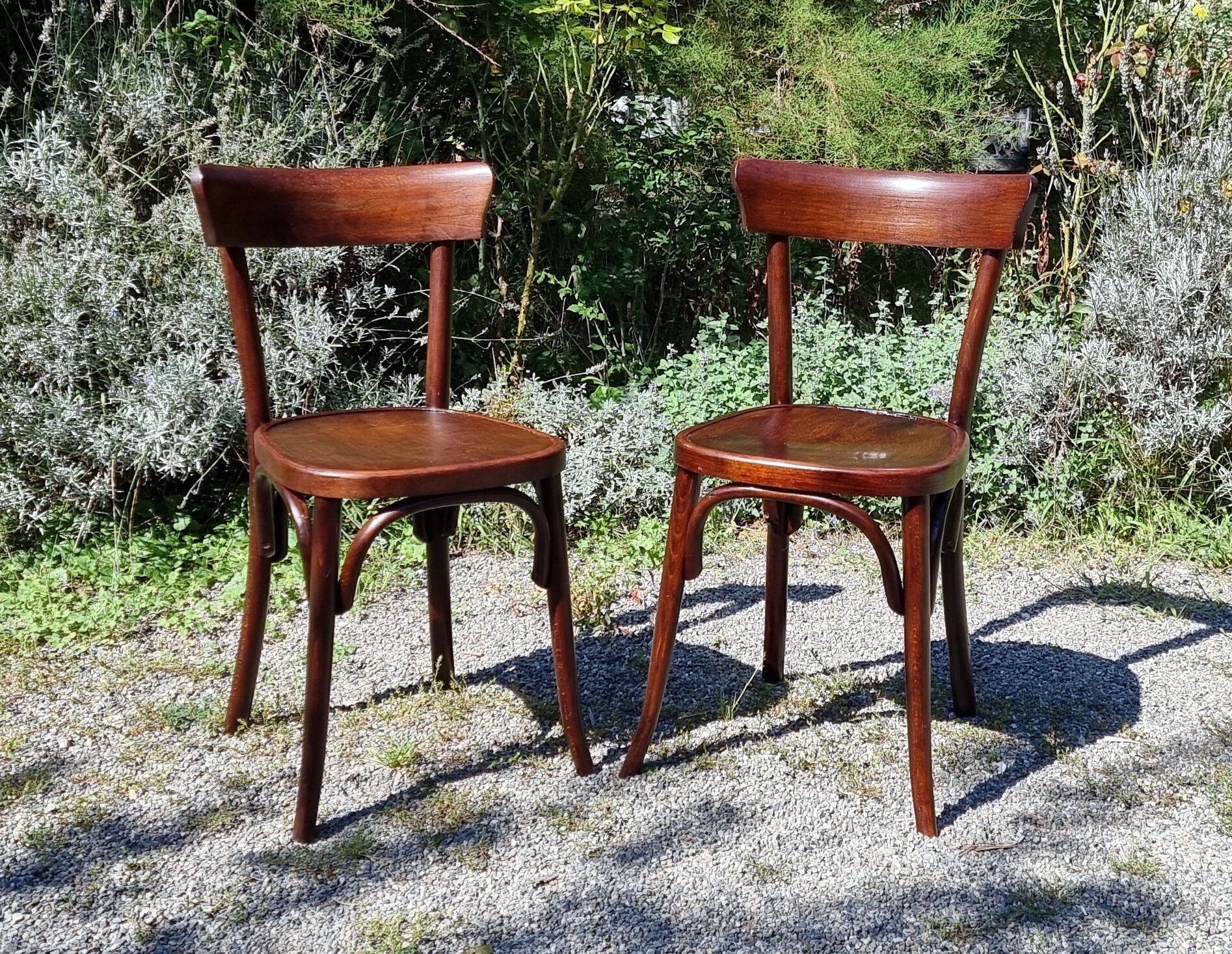 2 Fischel bistro chairs from the 30s