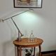 Marquetry side table from the mid-20th century.