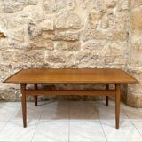 Scandinavian teak coffee table
