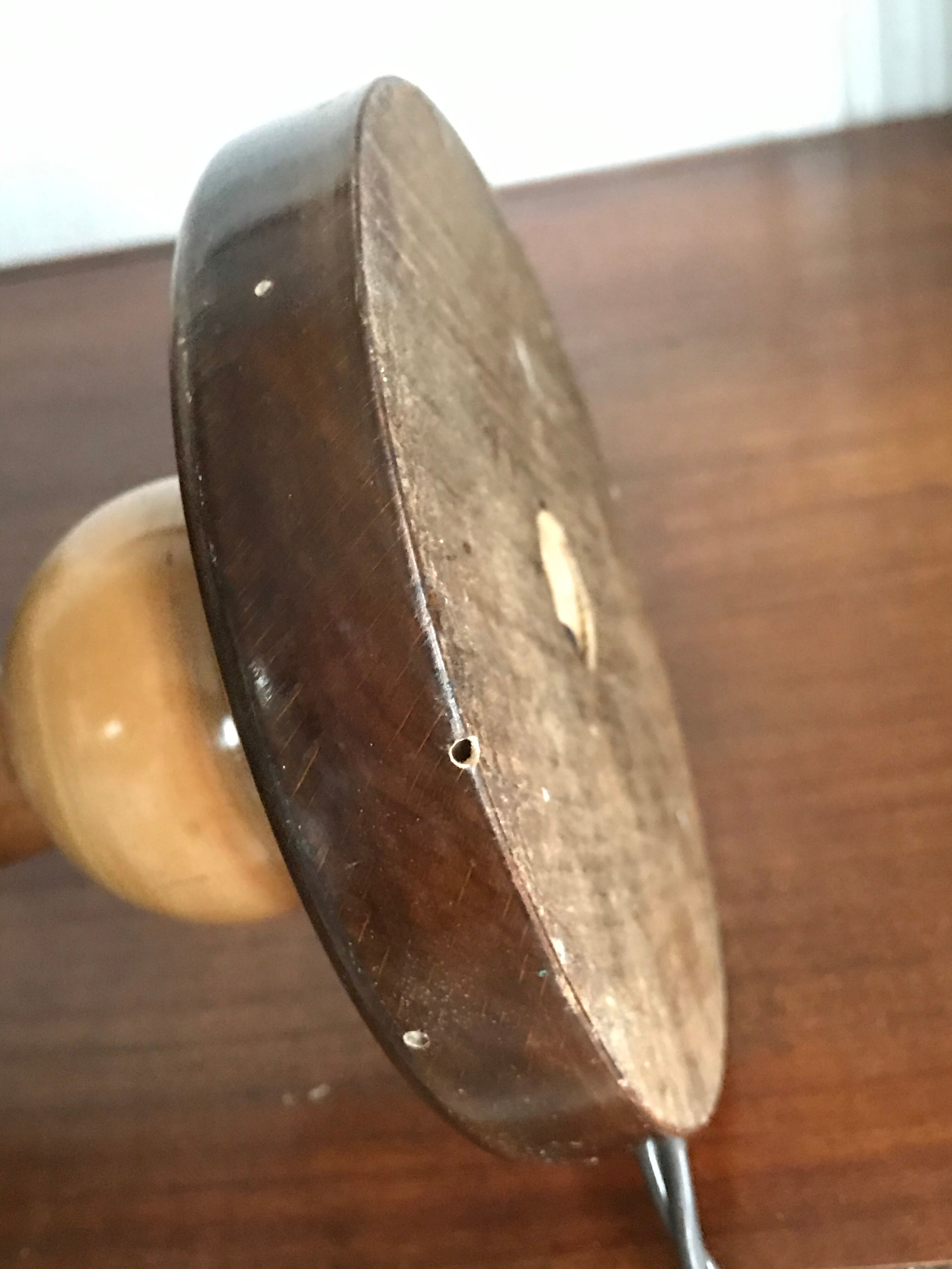 Art deco wooden lamp