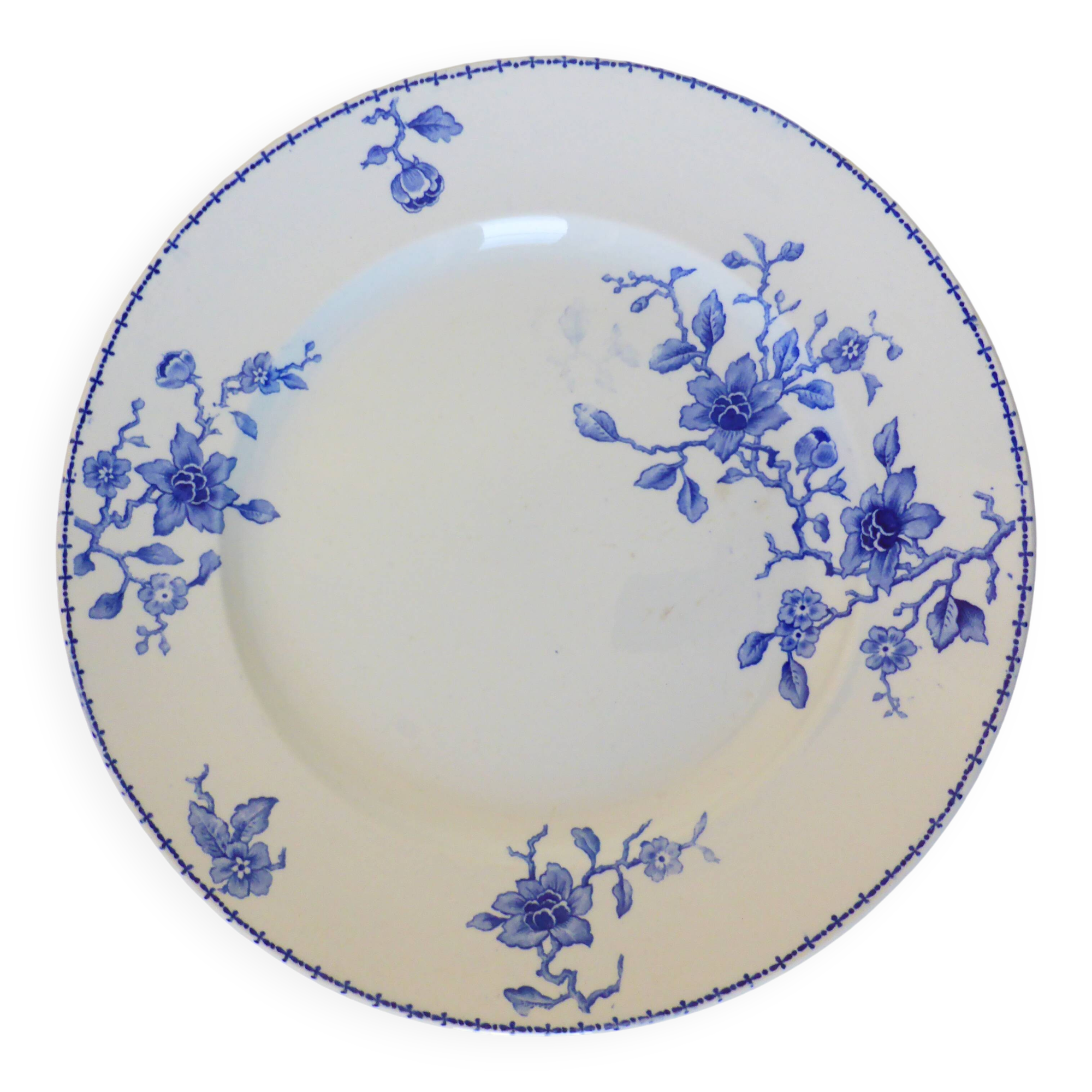 1 round vintage serving dish K and G Luneville Dutch model 2106122