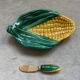 Butter dish with ceramic butter knife from vallauris