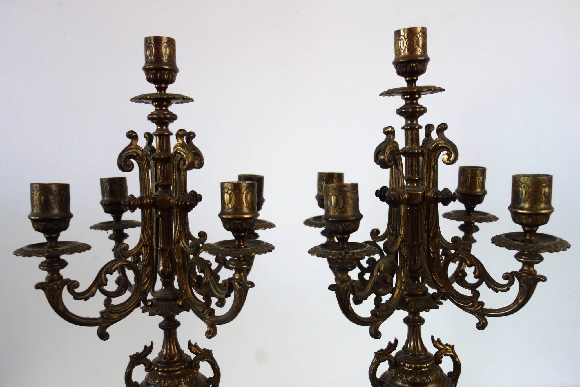 Pair of candelabra, mid-19th century
