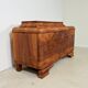 Vintage Art Deco-style walnut cabinet