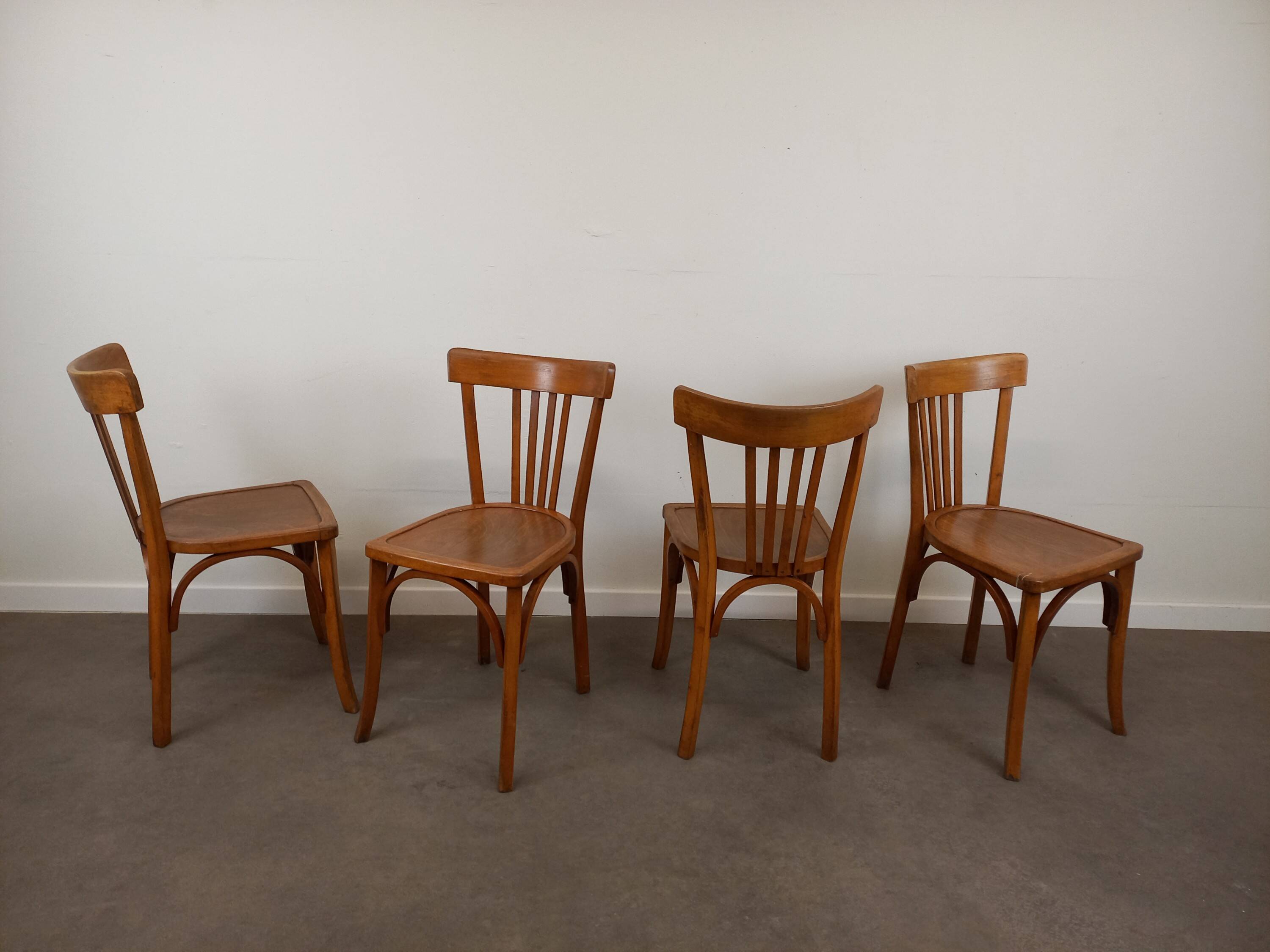 Chaises bistrot Luterma, set de 4
