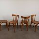 Chaises bistrot Luterma, set de 4