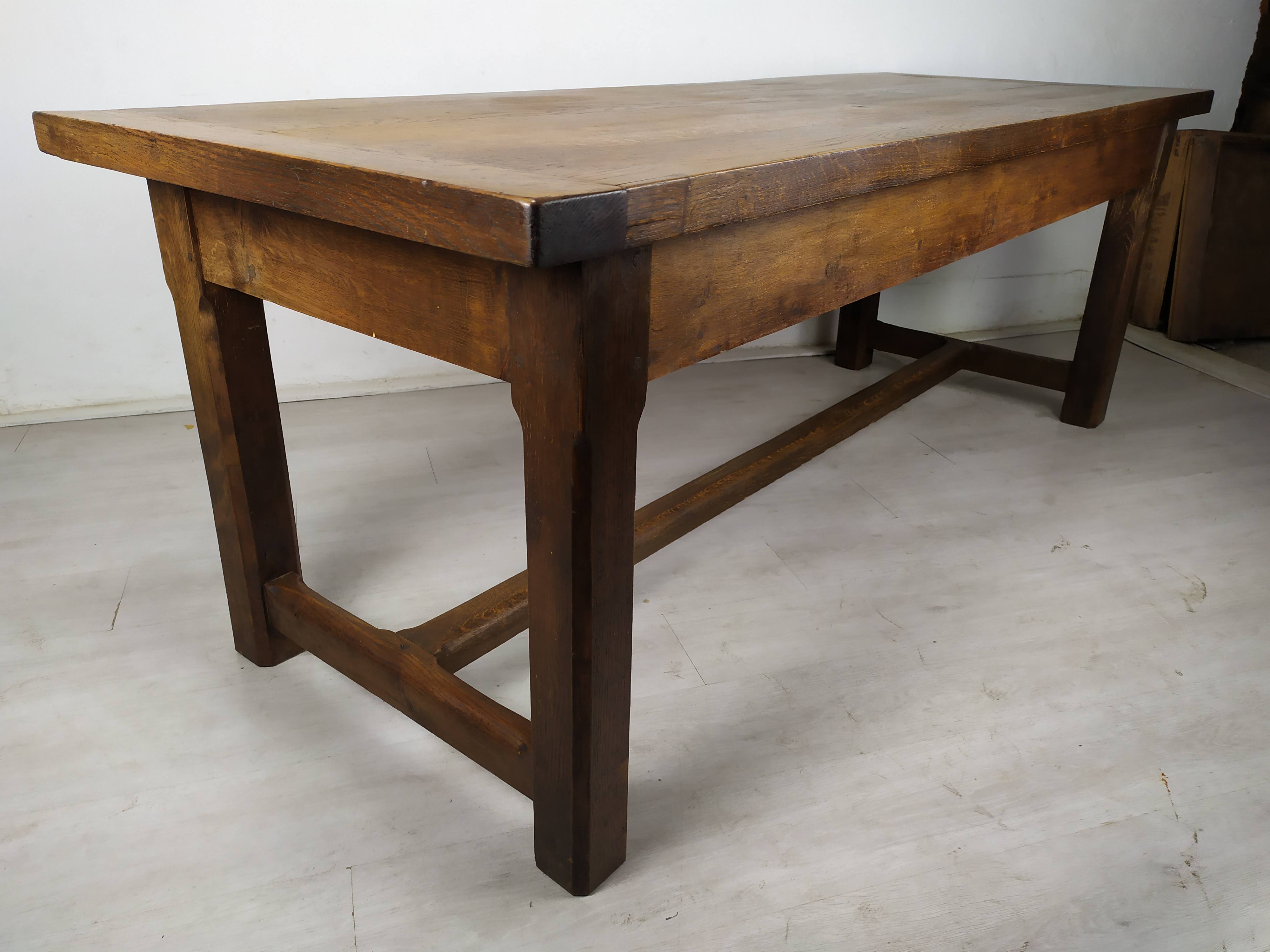 Oak farmhouse table