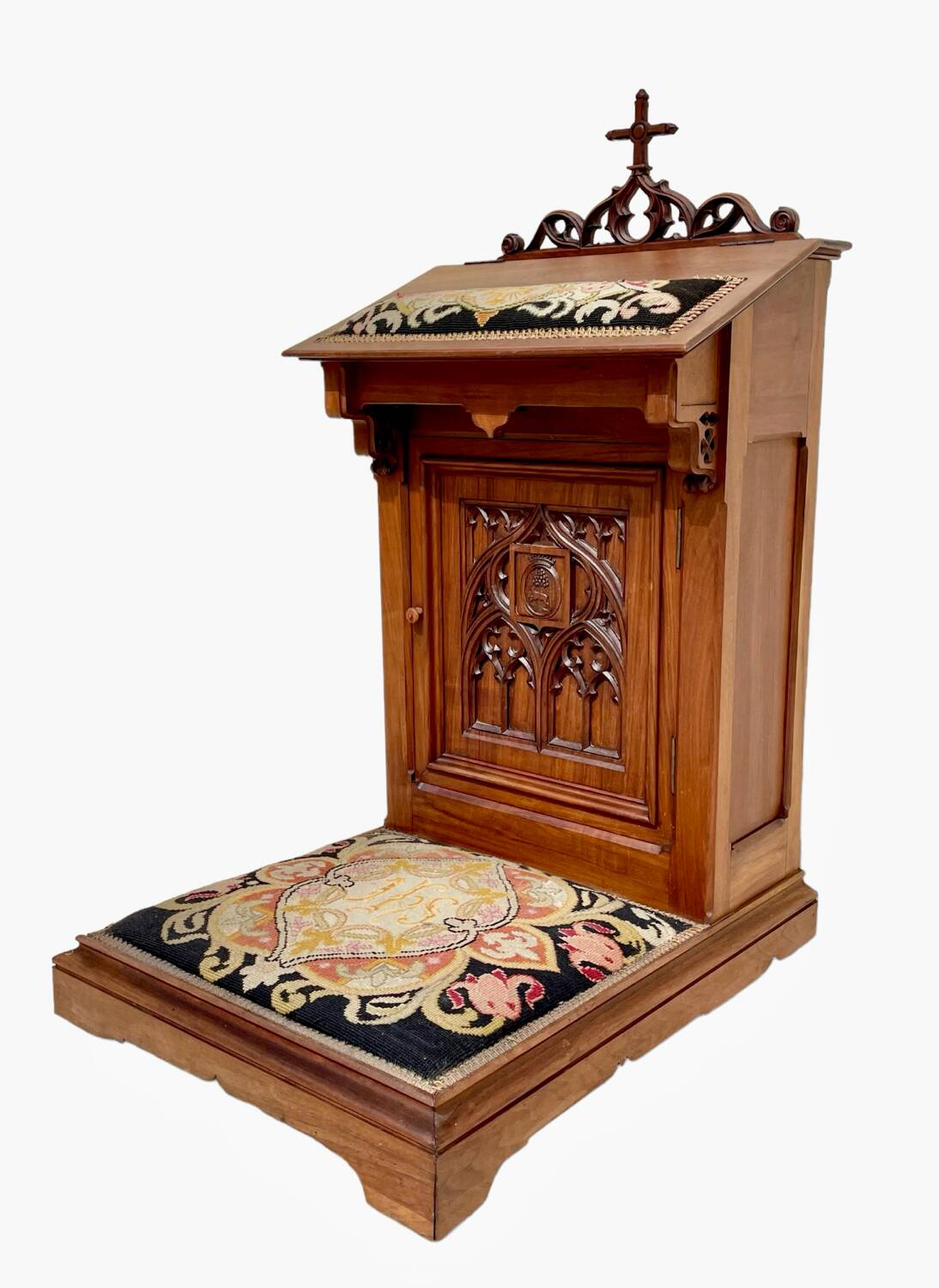 Pray to God in Neo-Gothic Walnut