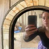 Antique Syrian mirror