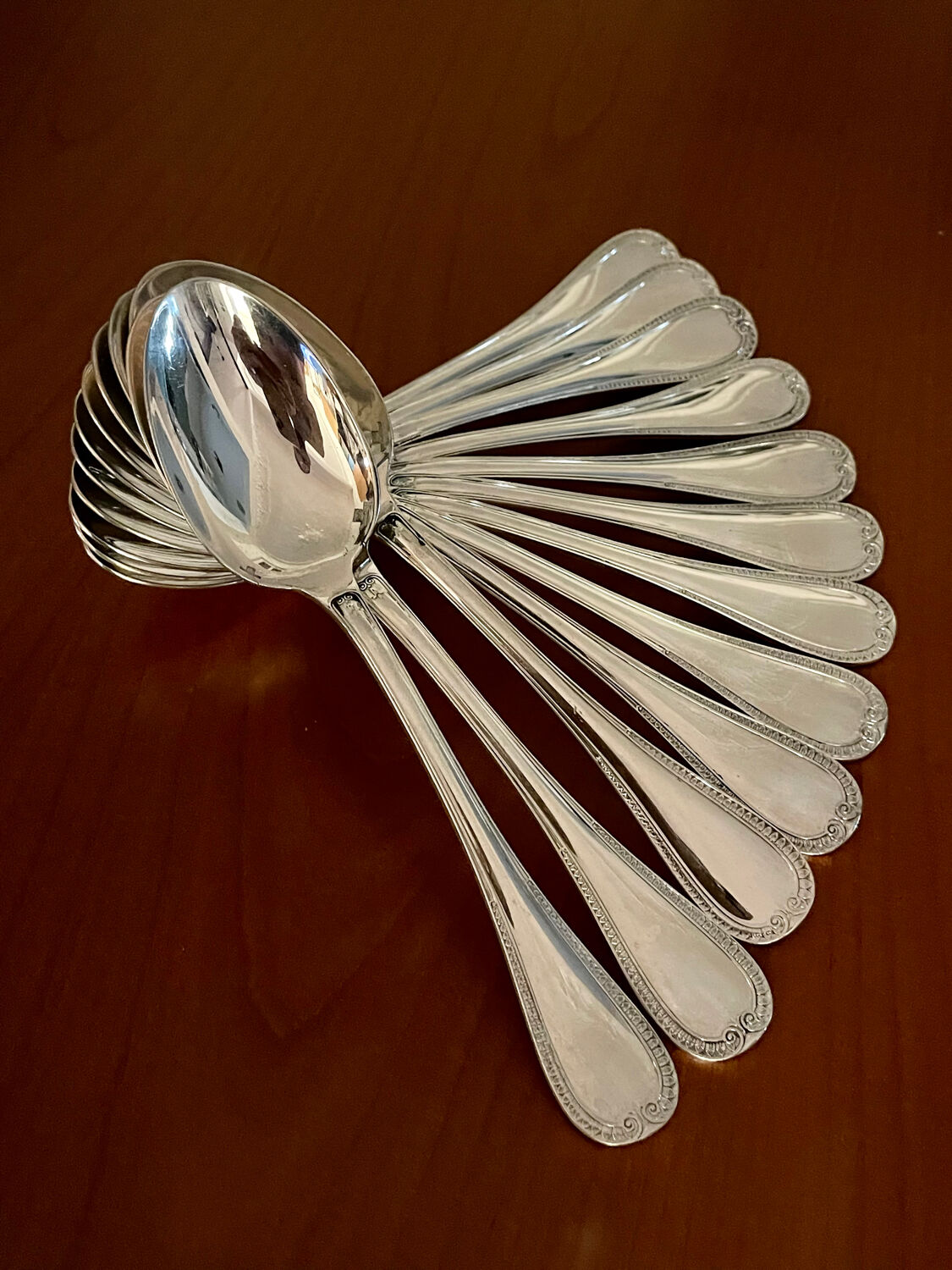 Christofle Malmaison cutlery 49pieces very good condition silver metal