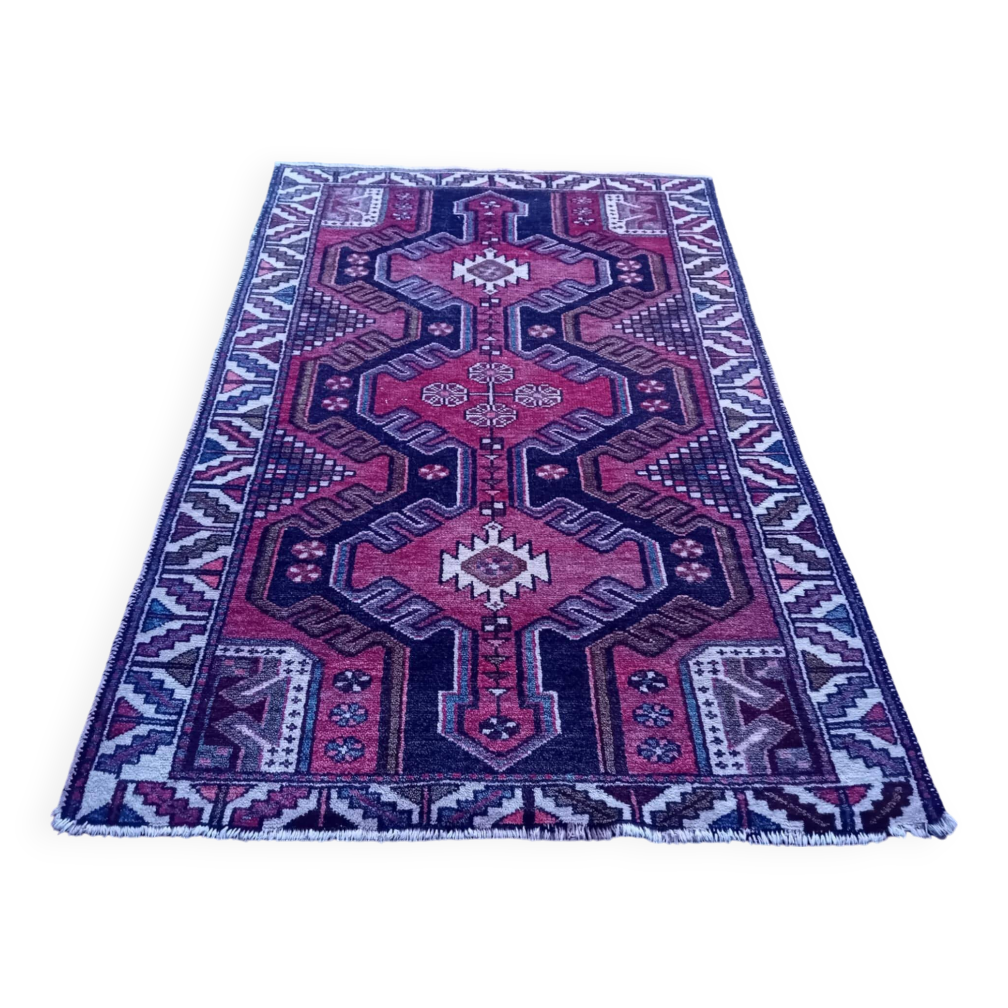 Tapis Persan Hamadan fait main 147x100cm