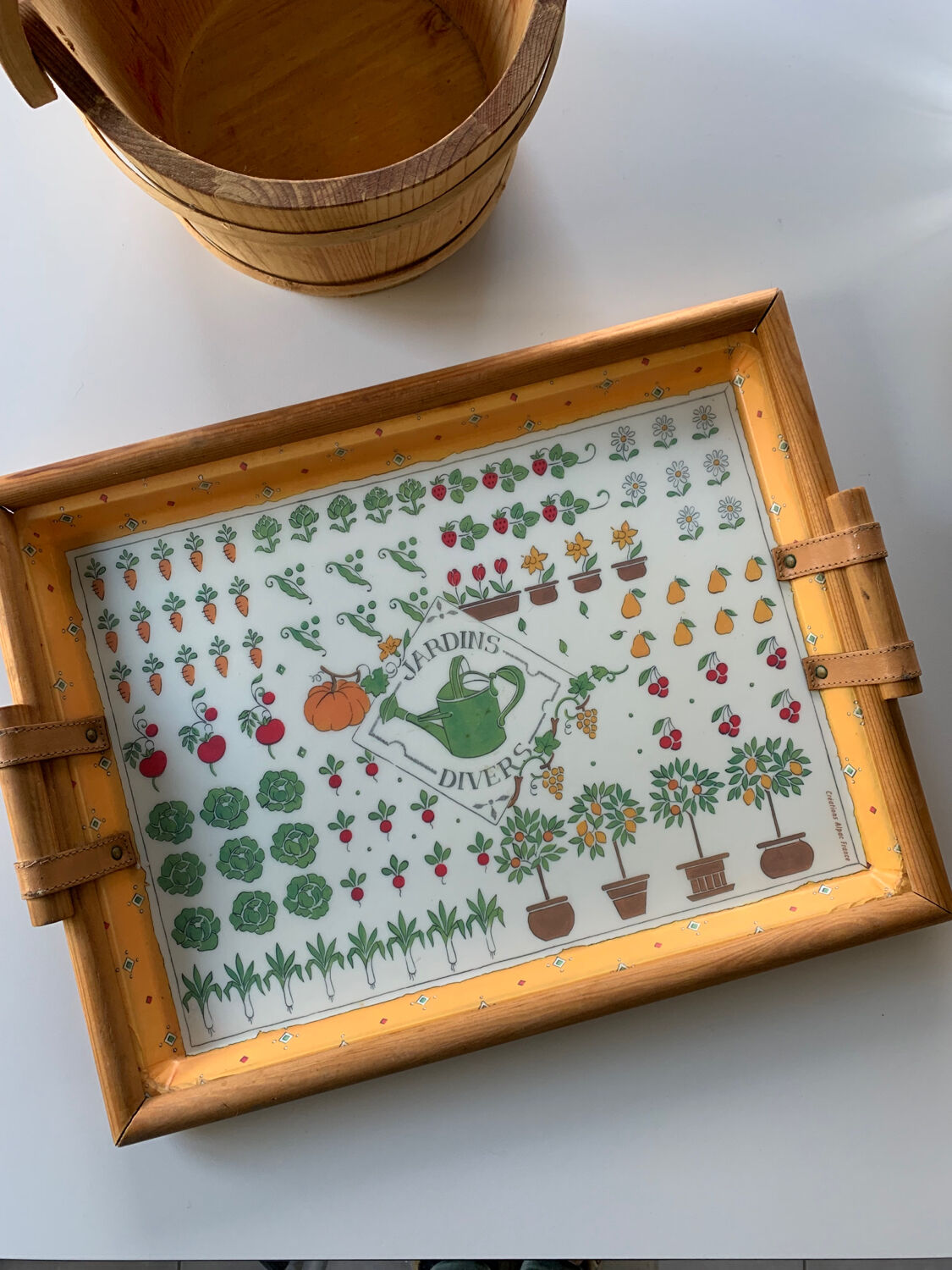 Plateau vintage marque Alpac
