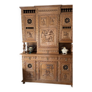 Superb Breton buffet finely carved