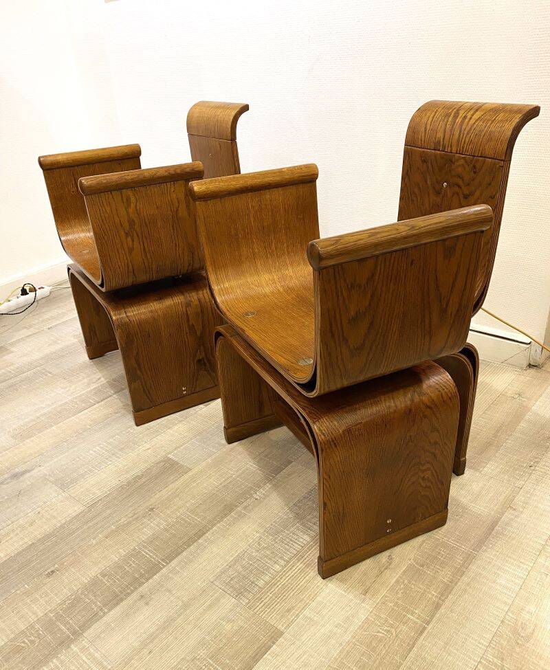 Tulip Design Bentwood Chairs
