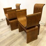 Tulip Design Bentwood Chairs