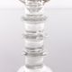 Vintage set of 2 glass candlesticks design by staffan gellerstedt 1960s