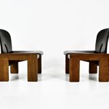 Set of 2 model 925 lounge chairs by Afra & Tobia Scarpa for Cass