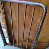 4 chairs Charles Ramos 60s solid beech