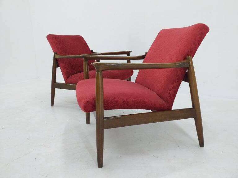 Pair of Midcentury Armchairs, Edmund Homa, 1960s