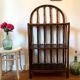 Vintage rattan bookcase