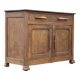 Buffet bas en bois bahut meuble de rangement, meuble ancien